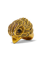 Chunky Eagle XL Cocktail Ring, Brass